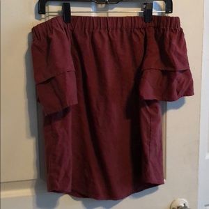 Off the shoulder top